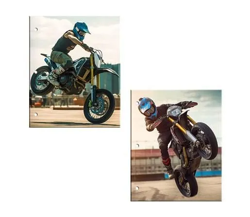 CARPETA 2 TAPAS ONIX N3 MOTO STUNT