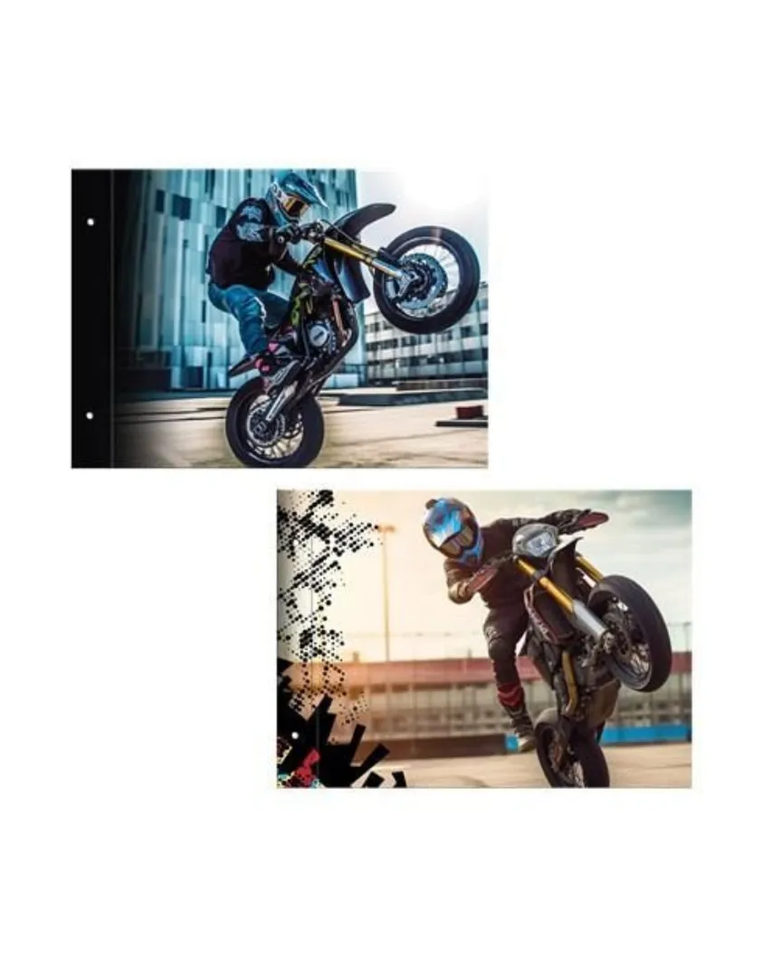 CARPETA 2 TAPAS ONIX N5 MOTO STUNT