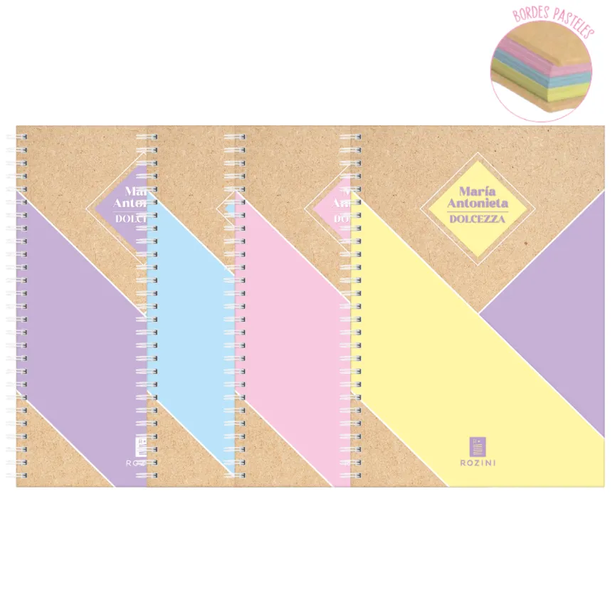 CUADERNO A4 T/SEMI RIG RAY DOLCEZZA