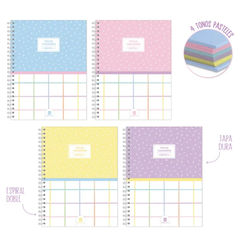 CUADERNO 16X21 T/D RAY GIOIA
