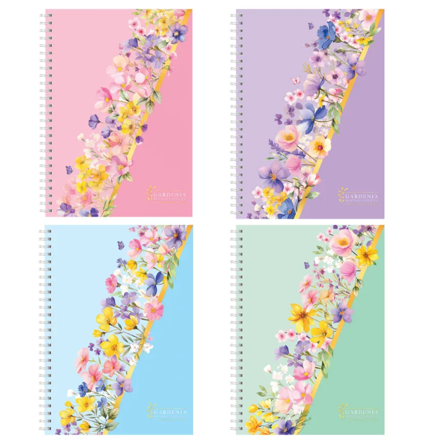 CUADERNO A4 T/D RAY GARDENIA 80 HJS