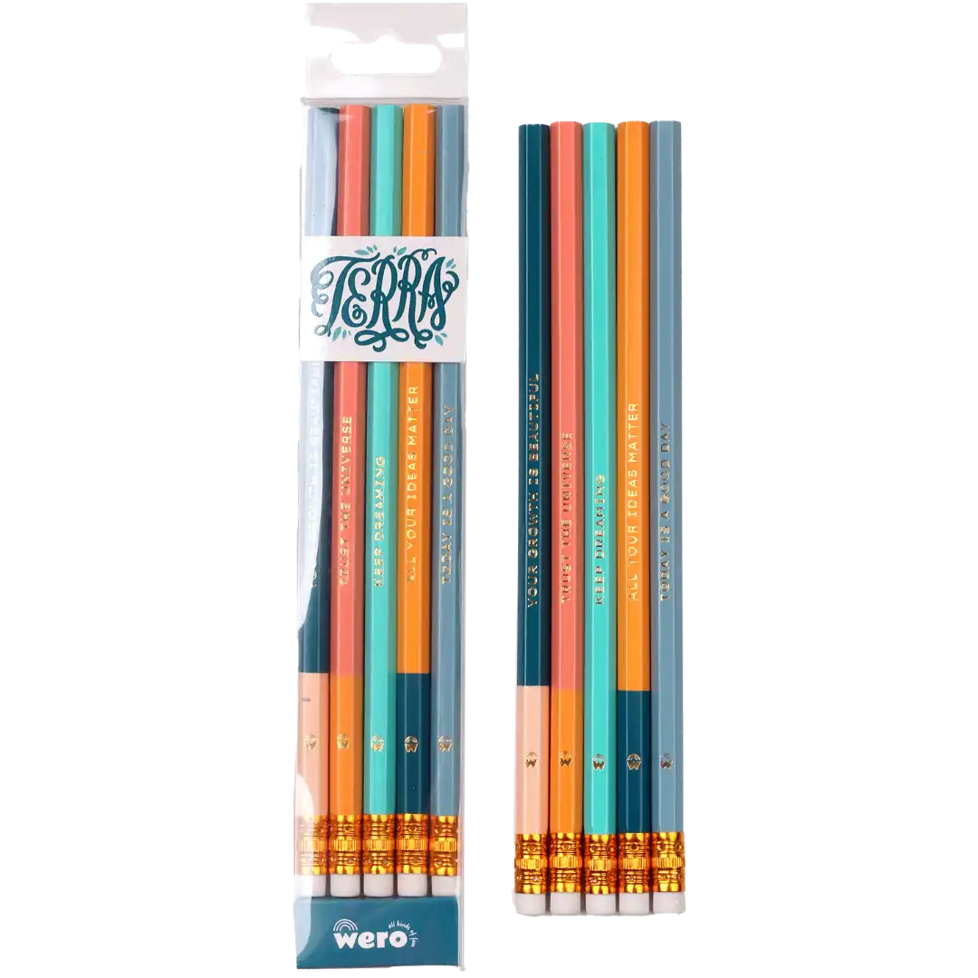 SET DE LAPIZ X 5 WERO TERRA WE4079