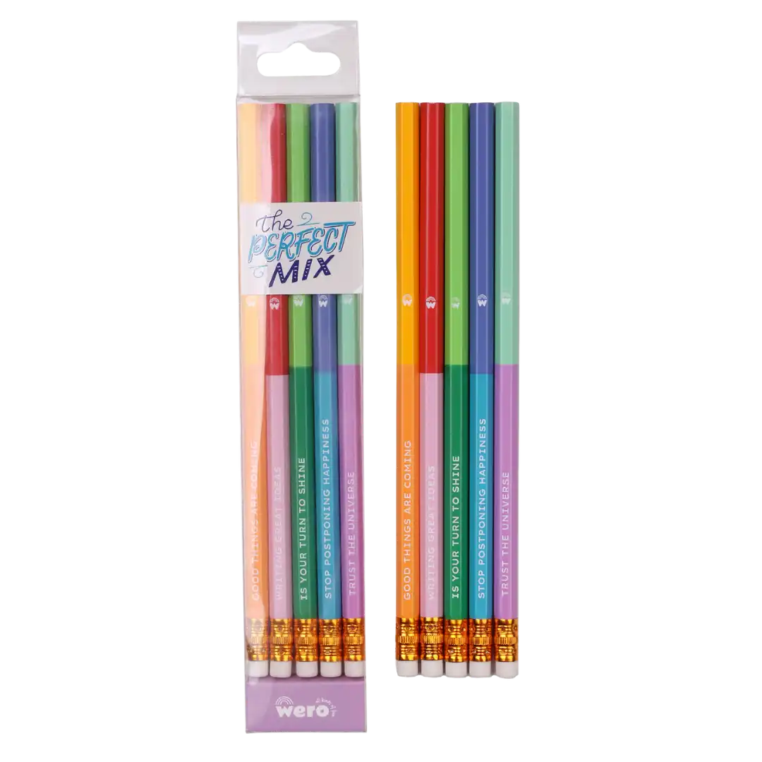SET LAPICES X 5 WERO THE PERFECT WE4081