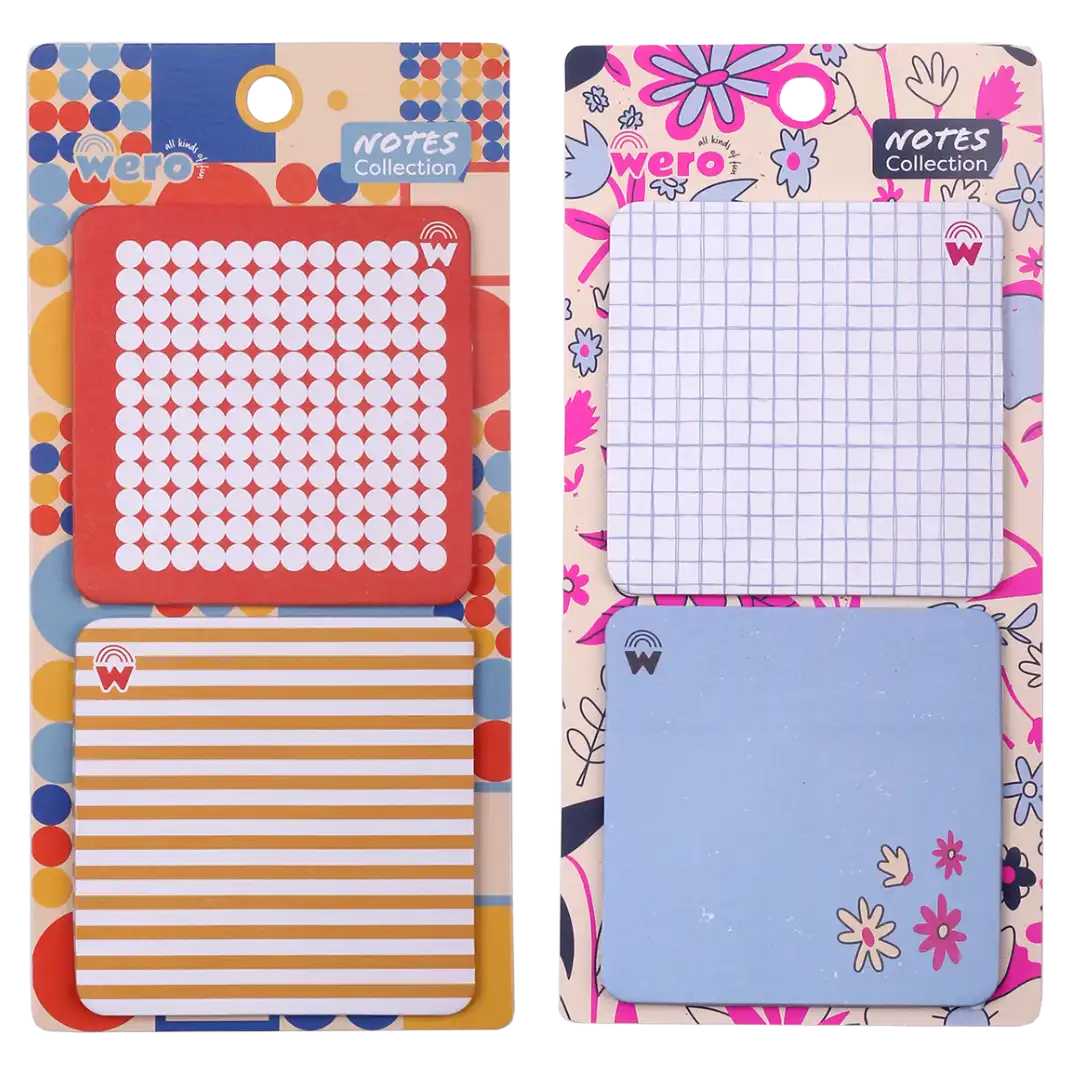 STICK NOTE WERO STRIPES WE4098