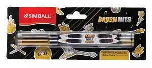 MARCADOR SIMBALL BRUSH HITS METALICO X 2