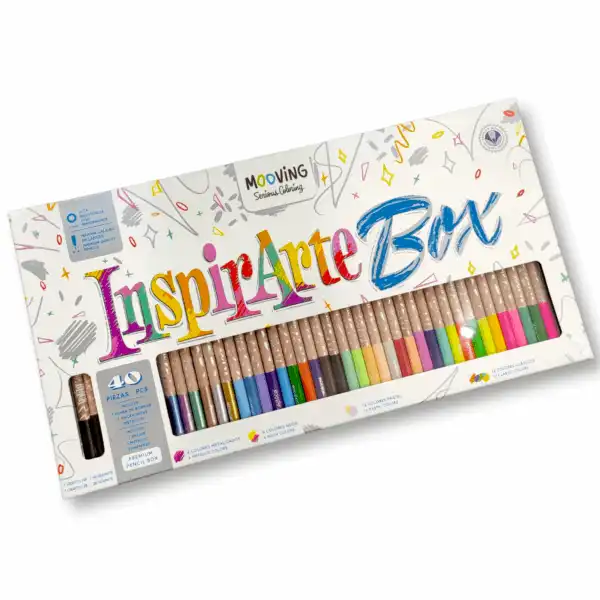 LAPIZ MOOVING INSPIRARTE BOX X 40
