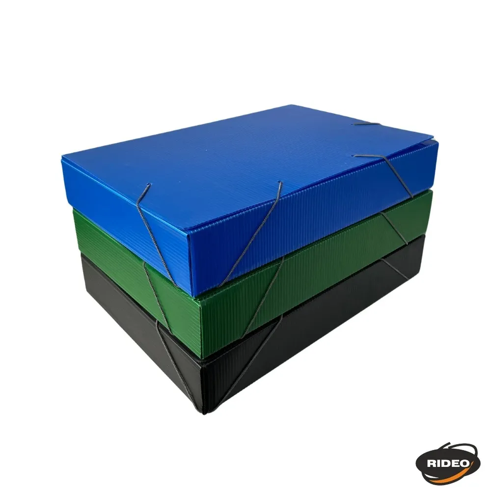 CAJA CON ELASTICO OFICIO 6 CM COLORES CLASICOS
