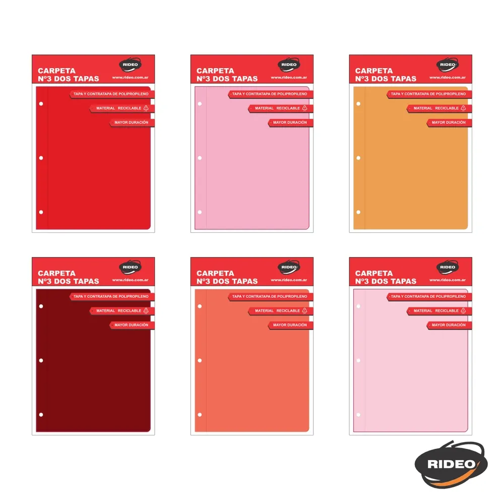 CARPETA N3 RIDEO COLOURS 2813