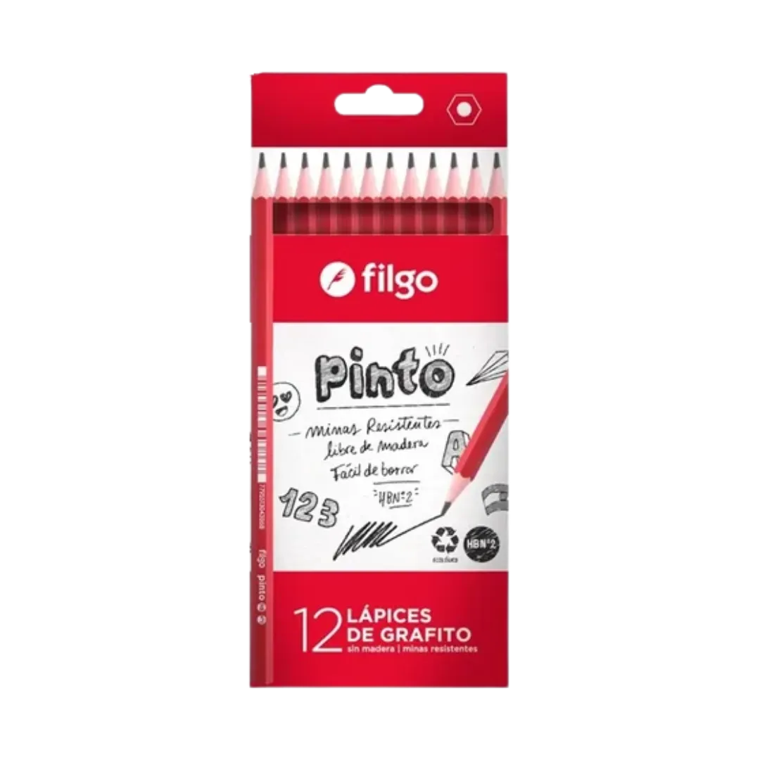 LAPIZ FILGO GRAFITO GRADUACION X 12
