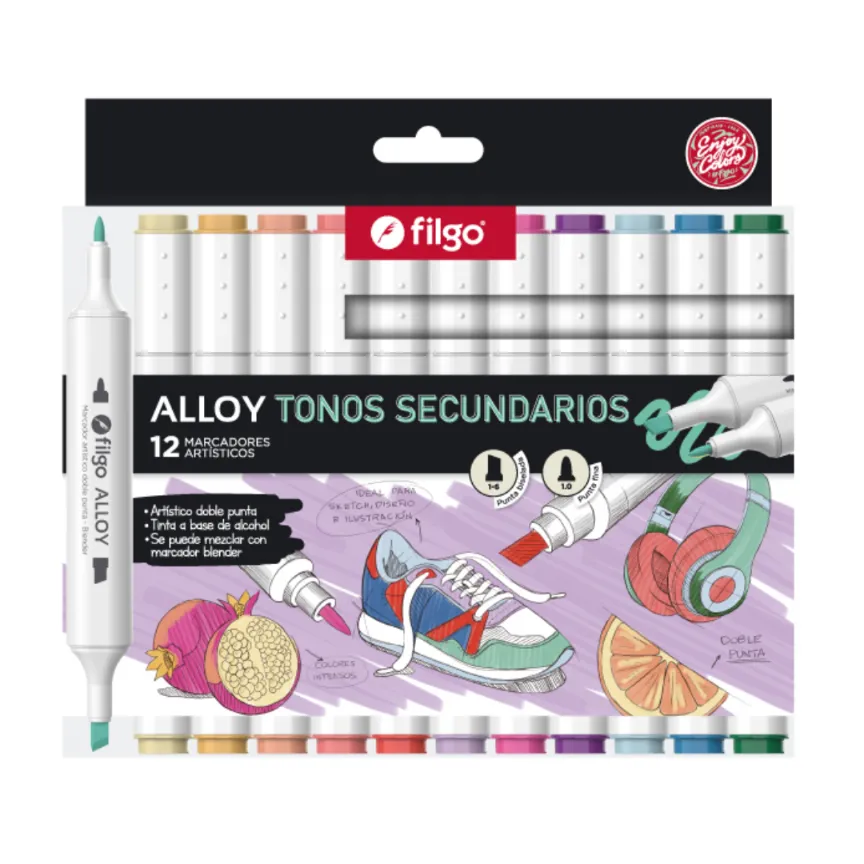 MARCADOR ALLOY X12 TONOS