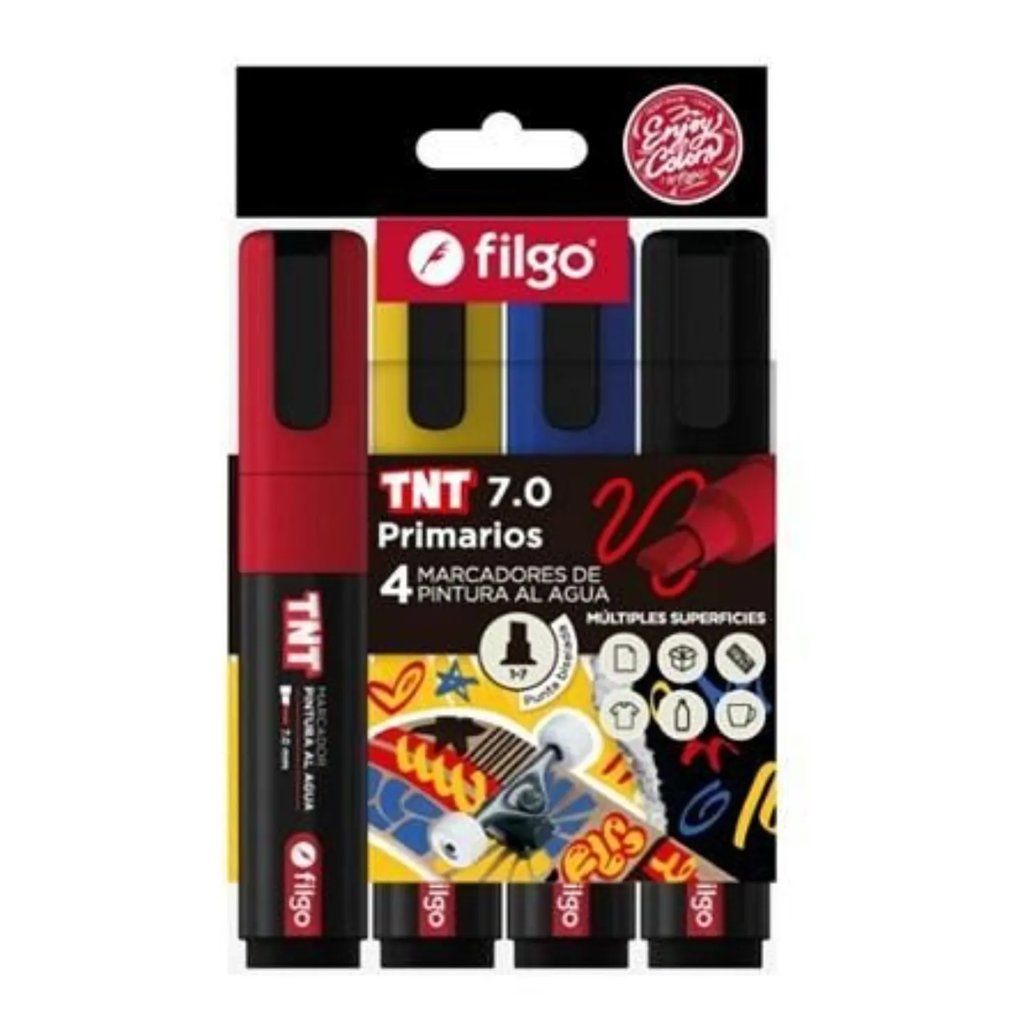 MARCADOR  FILGO TNT 7.0 EST X4 PRIMARIOS