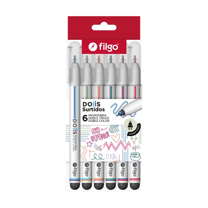 MICROFIBRA DOBLE LINEA FILGO DOIIS EST X6