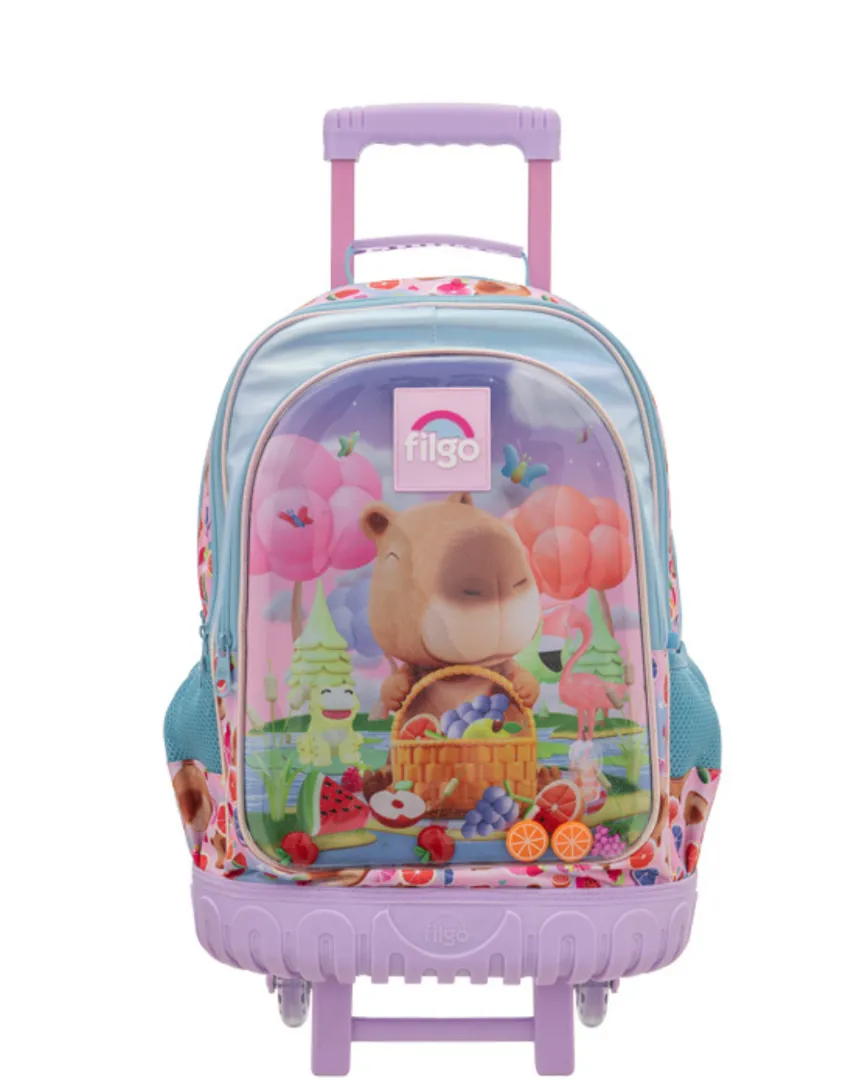 MOCHILA FILGO 18 CARRO 3D CAPYBARA