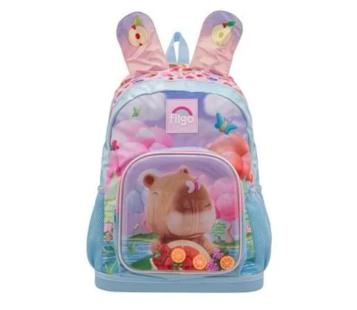 MOCHILA FILGO 18 ESPALDA AIR C/OREJAS MOVILES CAPYBARA
