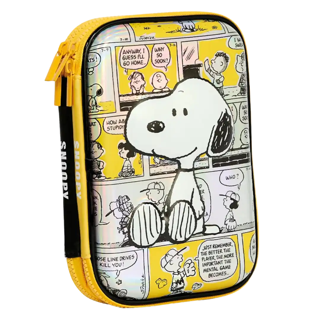 CARTUCHERA DOBLE EVA 2P ANCHO MOOVING SNOOPY