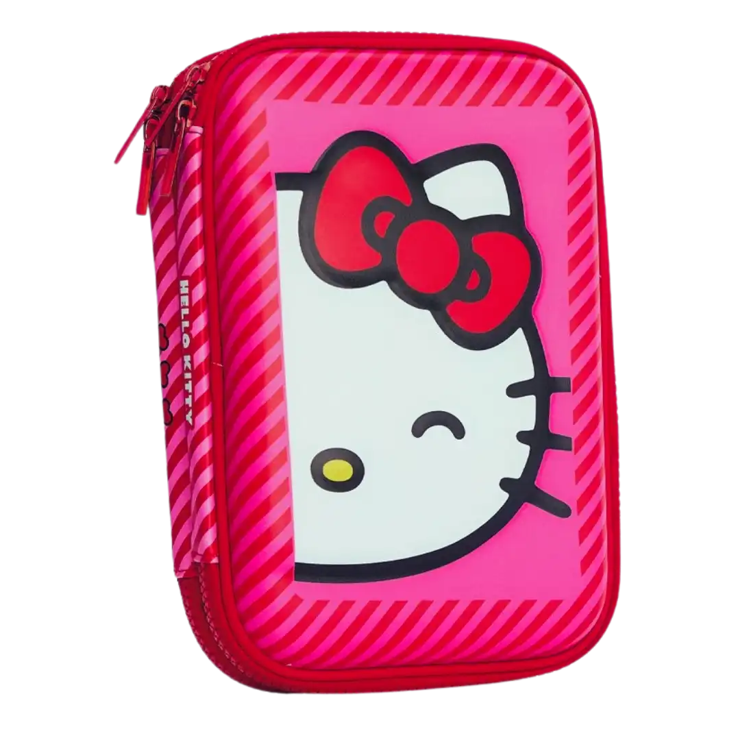 CARTUCHERA DOBLE EVA 2P ANCHO MOOVING HELLO KITTY