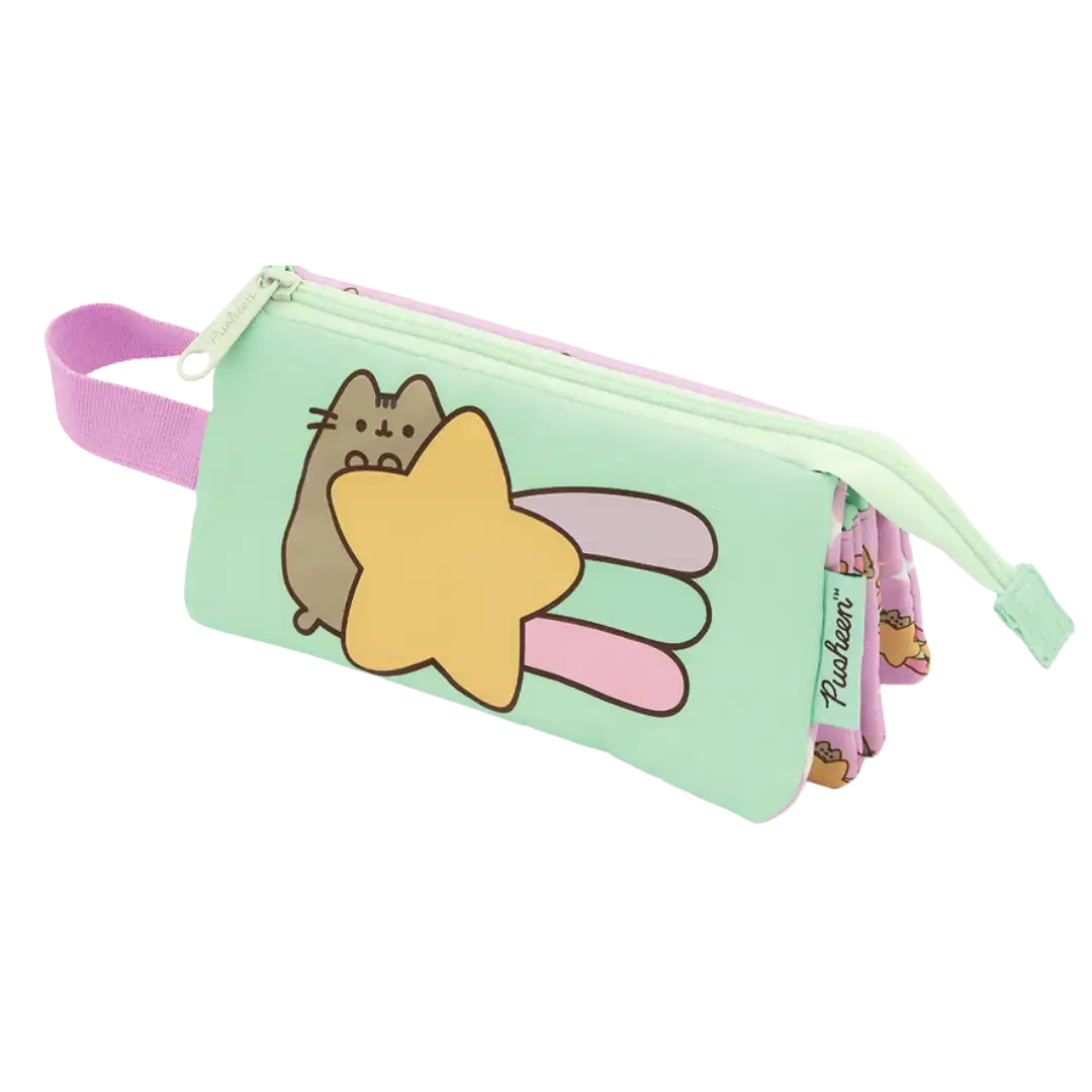 CARTUCHERA CUADRUPLE MOOVING PUSHEEN
