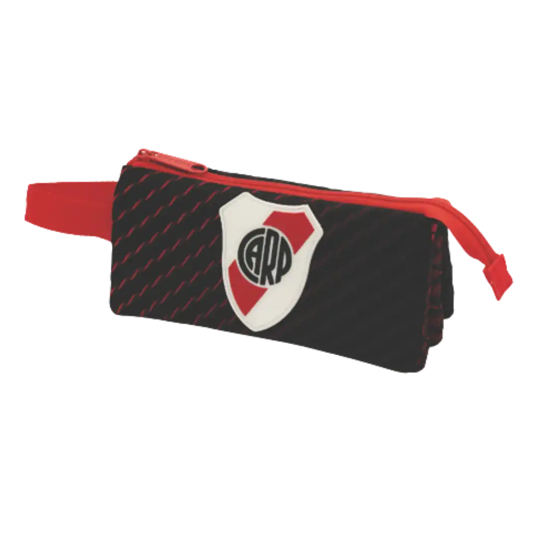 CARTUCHERA CUADRUPLE MOOVING RIVER PLATE