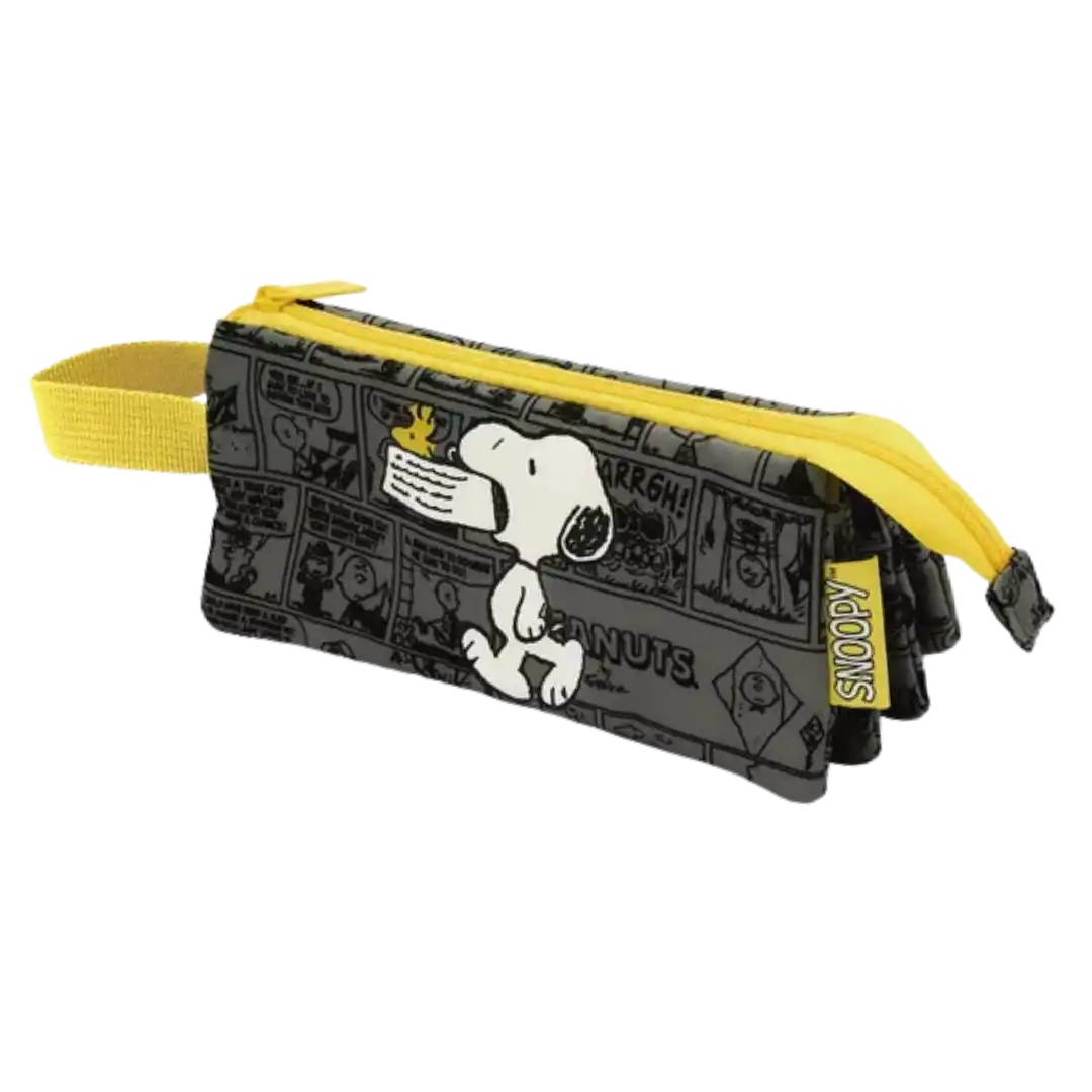 CARTUCHERA CUADRUPLE MOOVING SNOOPY
