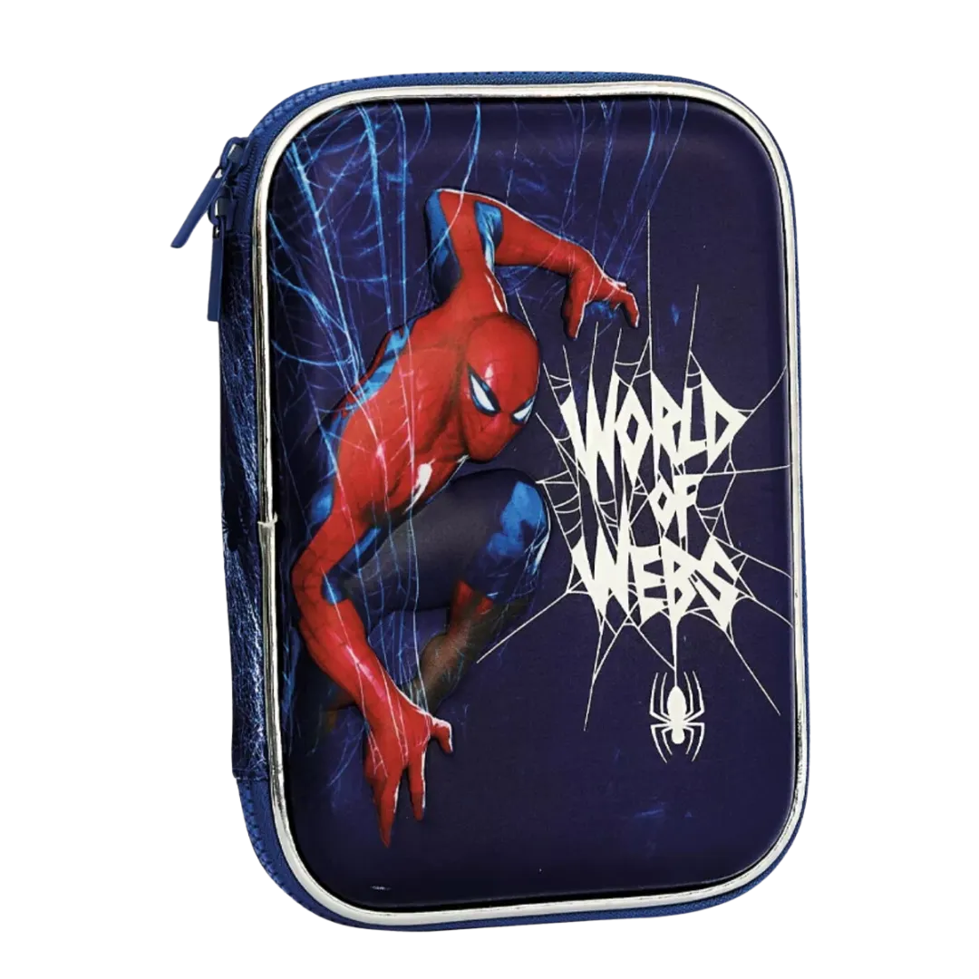 CARTUCHERA DOBLE EVA 2P ANCHO MOOVING SPIDERMAN