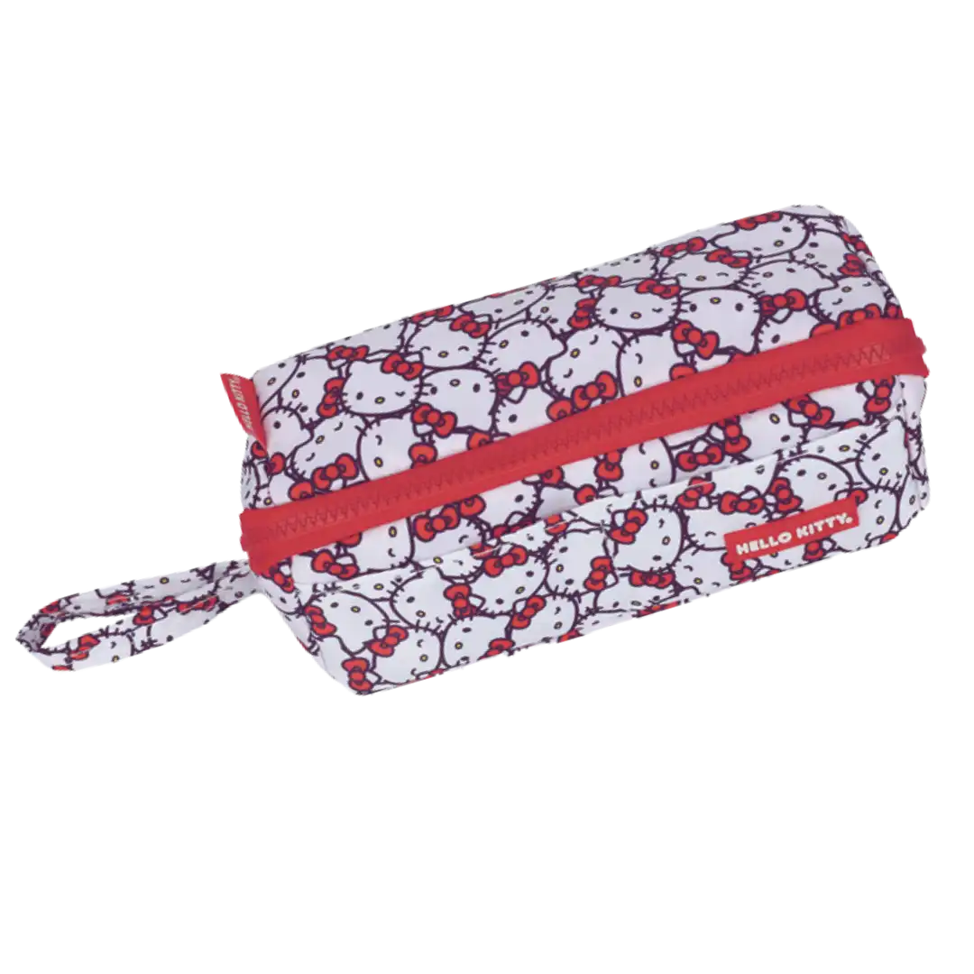CARTUCHERA WIDE MOOVING HELLO KITTY