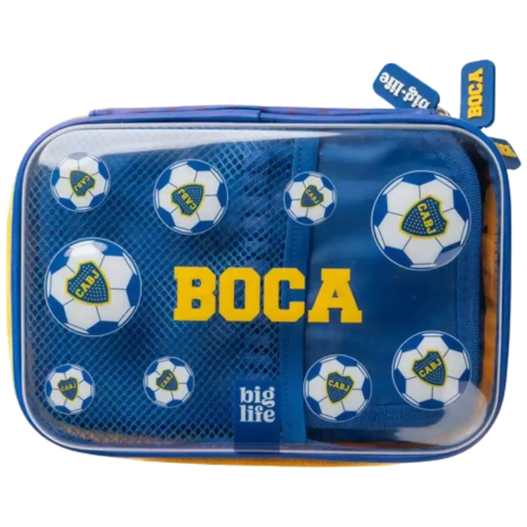 CARTUCHERA TRANSP C/RELIEVE BOCA 2 P