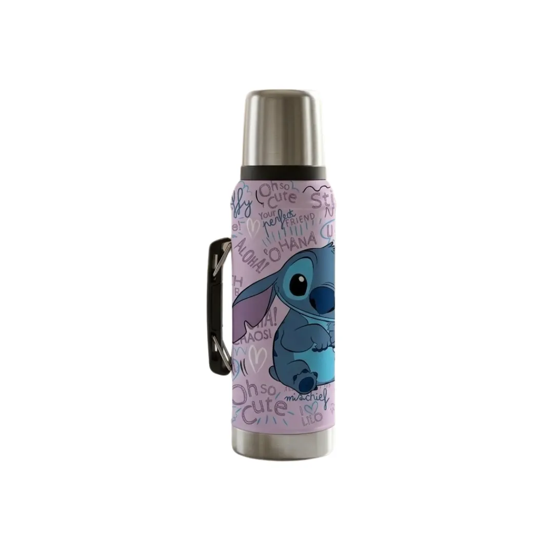 TERMO ACERO PPR CLASICO LILO Y STITCH 1 1L