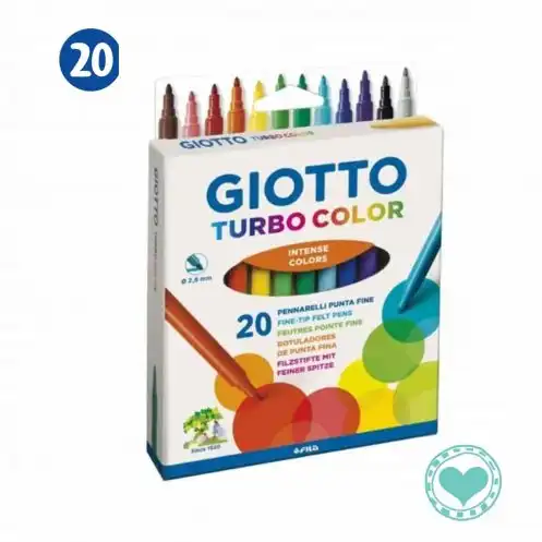 MARCADOR GIOTTO TURBO COLOR X  20