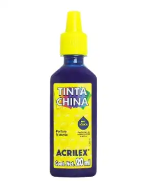TINTA CHINA ACRILEX AZUL TURQUEZA