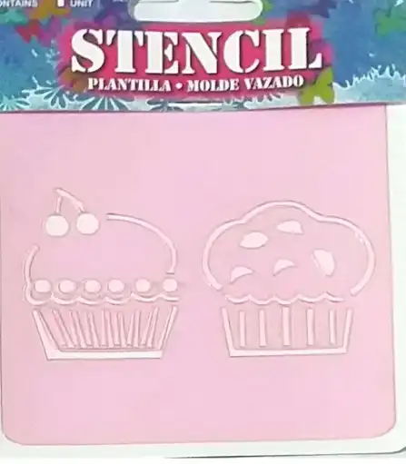 STENCIL 10X10 CUPCAKE