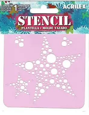 STENCIL 10X10 ESTRELLAS