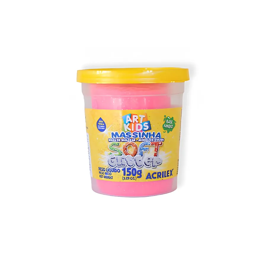 MASA DE MODELAR SOFT 150GR PINK GLITTER 07361 0226
