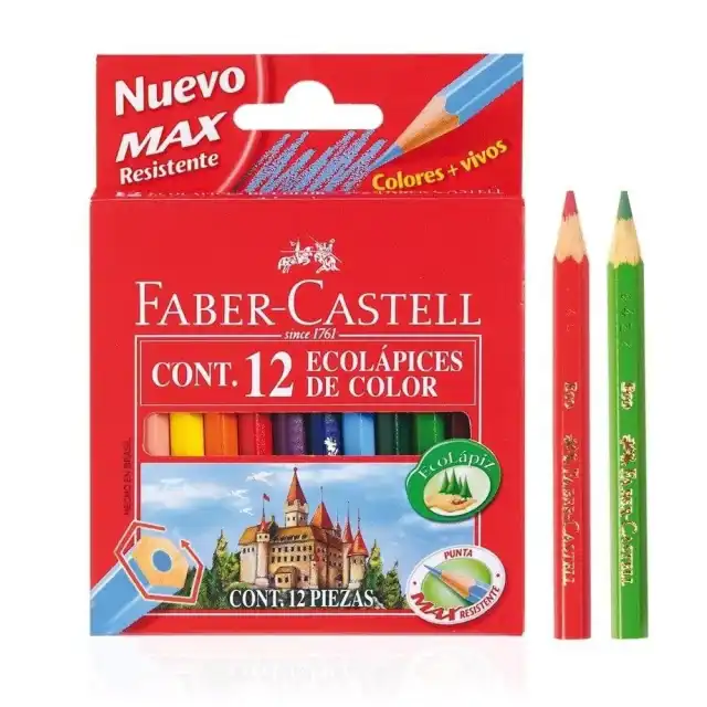 LAPIZ FABER X 12 CORTO