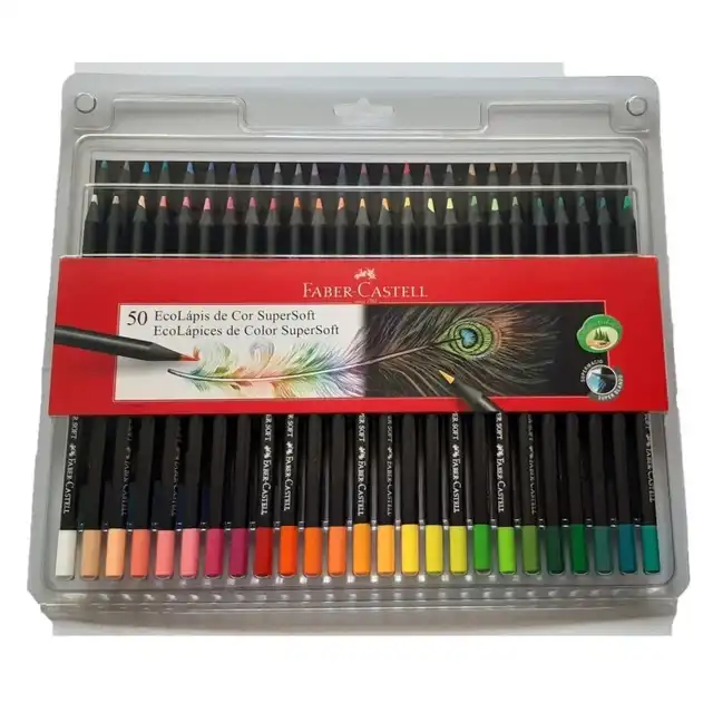 LAPIZ COLOR FABER X 50 SUPERSOFT
