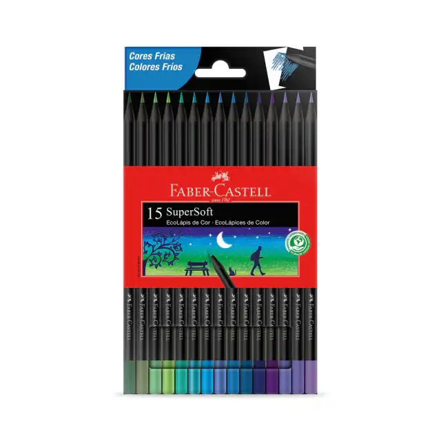 LAPIZ FABER SUPERSOFT X15 C.FRIOS