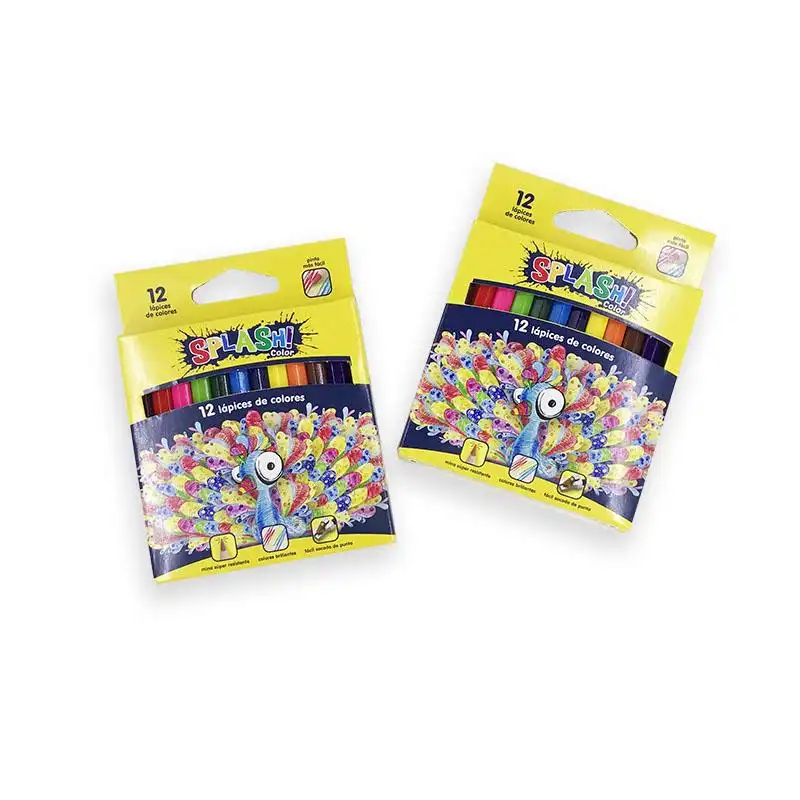 LAPIZ COLOR SPLASH X 12 CORTOS