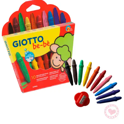 CRAYON GIOTTO BE-BE X 10 CERAS