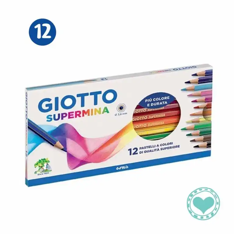 LAPIZ COLOR GIOTTO SUPERMINA X 12