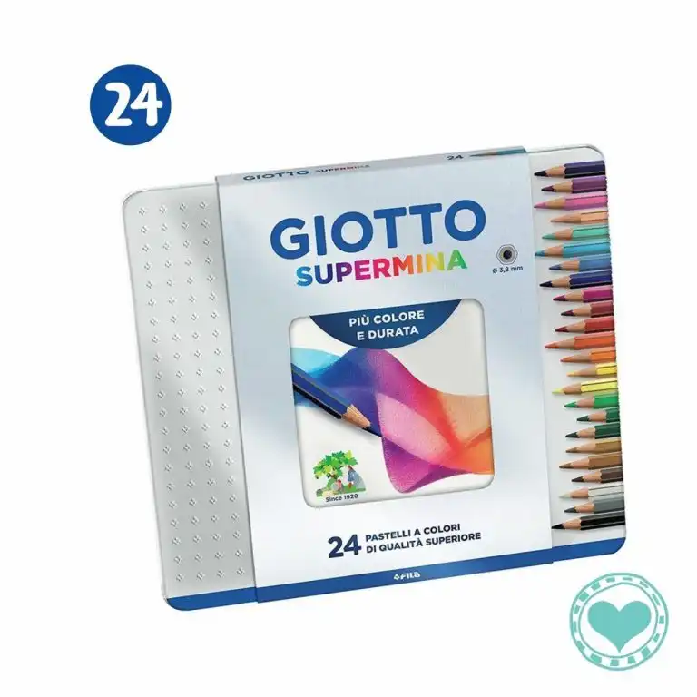 LAPIZ COLOR GIOTTO SUPERMINA X 24