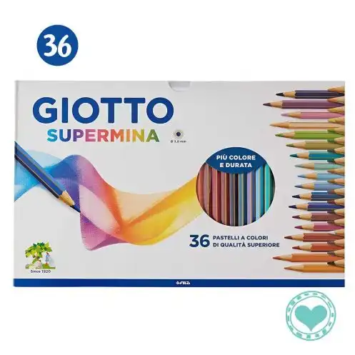 LAPIZ COLOR GIOTTO SUPERMINA X 36