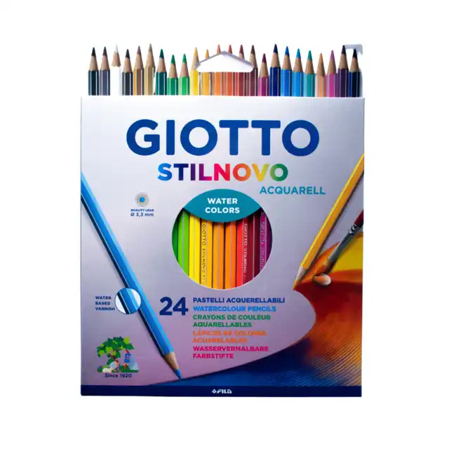 LAPIZ GIOTTO STILNOVO ACUARELABLE X24 LARGOS