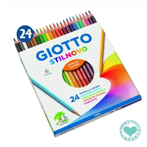 LAPIZ GIOTTO STILNOVO COLOR X 24 LARGO