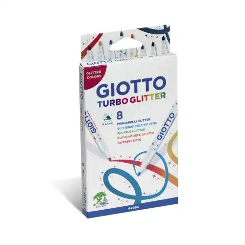 MARCADOR GIOTTO TURBO GLITTER X 8