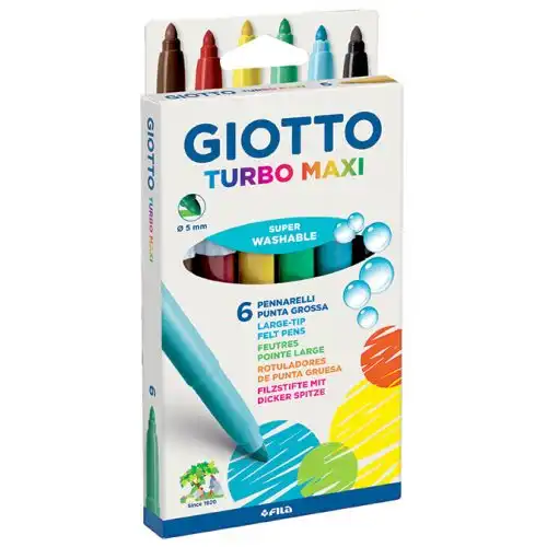 MARCADOR GIOTTO TURBO MAXI X6