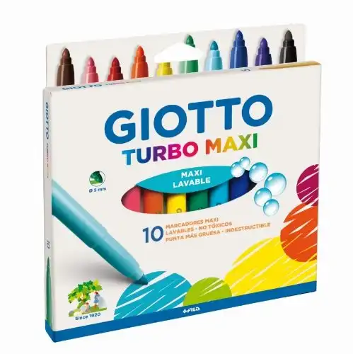 MARCADOR GIOTTO TURBO MAXI X10