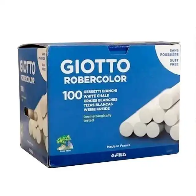 TIZA GIOTTO BLANCA X 100