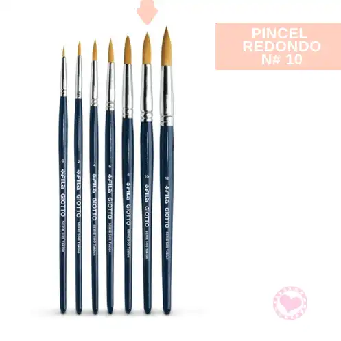 PINCEL GIOTTO N 10 CHATO X 12