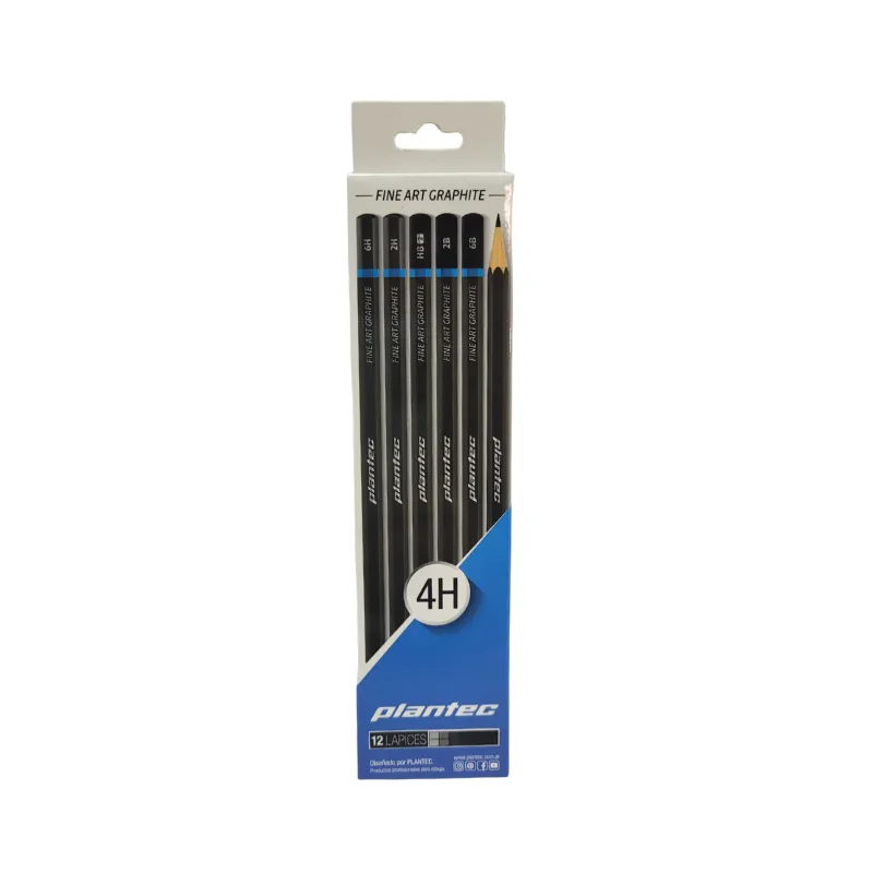 LAPIZ GRAFITO PLANTEC 4 H X 12