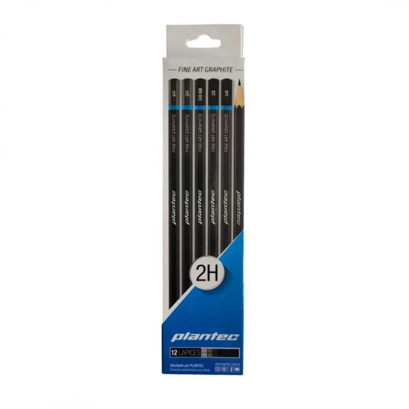 LAPIZ GRAFICO PLANTEC 2 H X 12