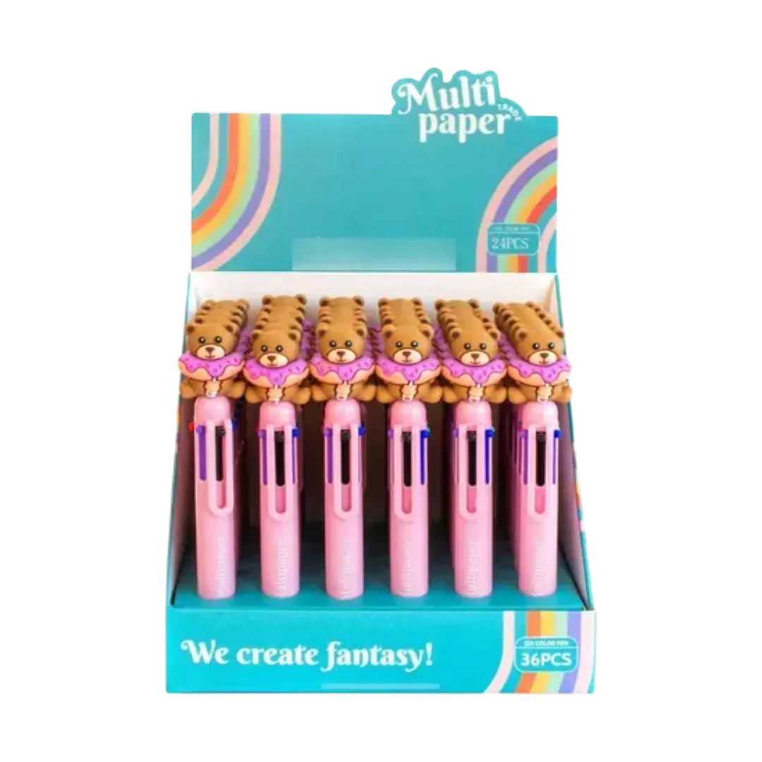BOLIGRAFO BORRABLE MP 6 COLORES LITTLE BEAR